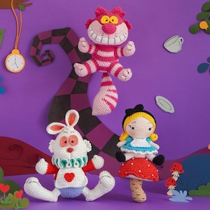 Alice in Wonderland Crochet Pattern, Crochet Baby Doll Pattern, Amigurumi Pattern PDF English