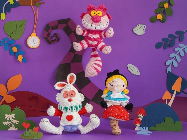 Alice in Wonderland Crochet Pattern, Crochet Baby Doll Pattern, Amigurumi Pattern PDF English