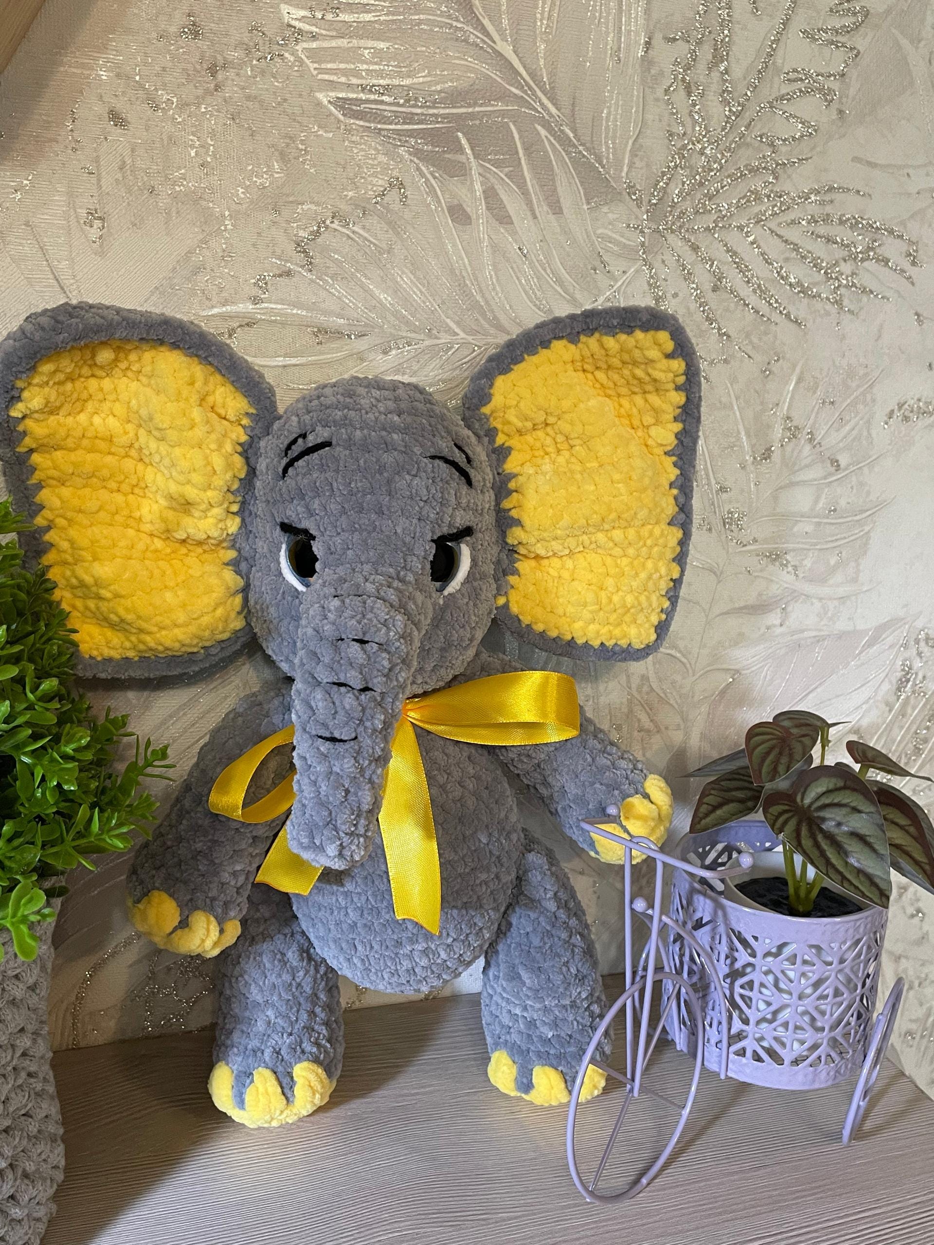 Elephant Amigurumi Crochet Pattern PDF – Plush Toy Step-by-step ...