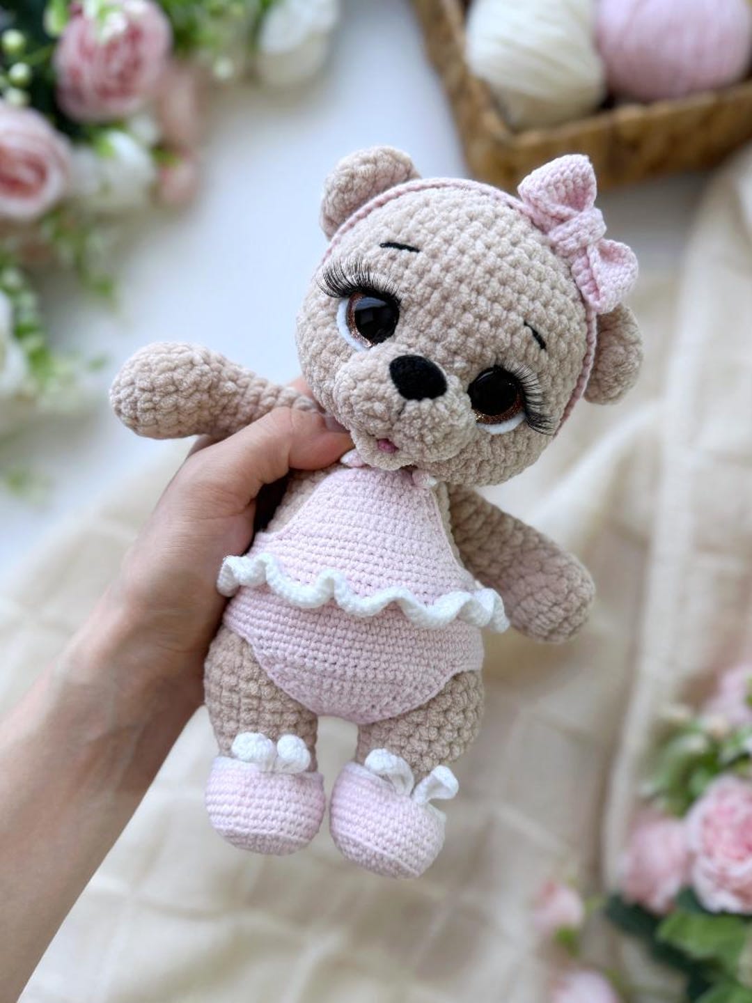 Teddy Bear Crochet Pattern: Amigurumi Plush Toy (PDF Pattern English ...