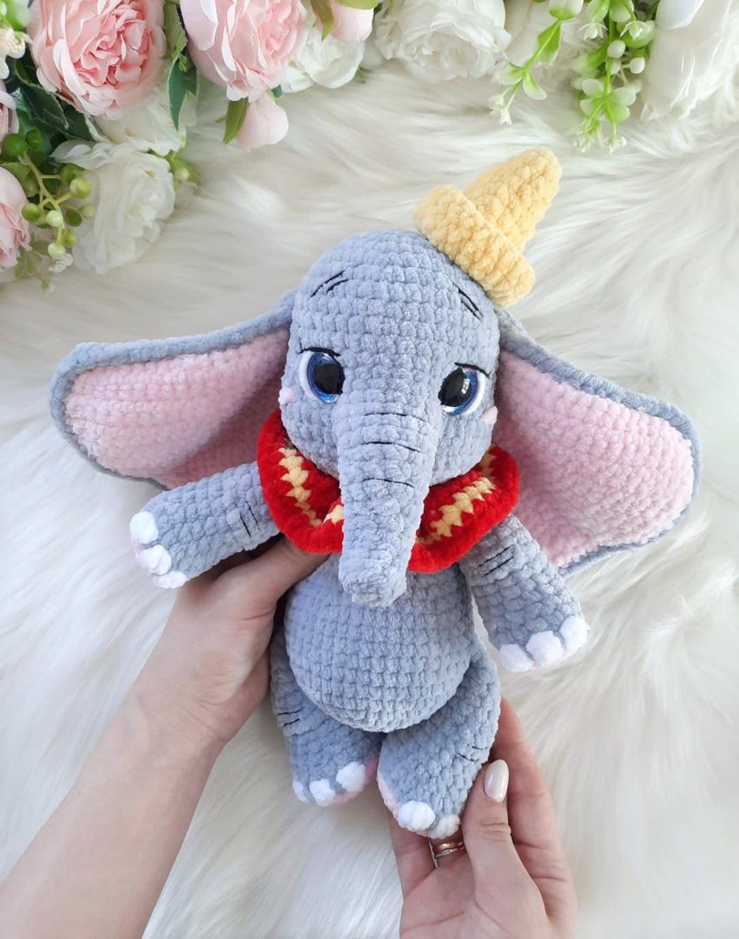 Elephant Amigurumi Crochet Pattern PDF – Plush Toy Step-by-step ...