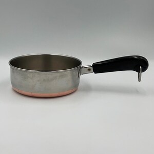 Vintage 1801 Revere Ware 3/4qt kastrull med kopparbeklädd botten