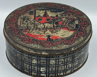 Molde vintage para pastel de frutas de Valley Brooks Farm con tapa en relieve