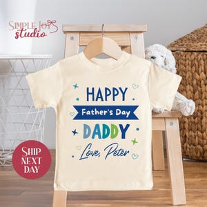 Father&#39;s Day Toddler Shirt, Custom Dad Gift for Father&#39;s Day, Funny Toddler Shirt for Dad, Personalized Daddy Shirt for Kids(SK-DAD17)