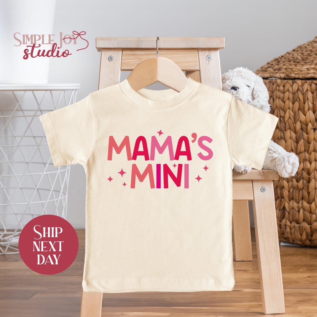 Mama's Mini Toddler Shirt, Cute Mother's Day Toddler Outfit