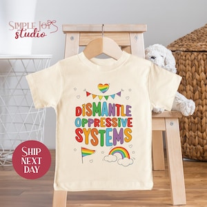Pride Month Toddler Shirt, LGBTQ+ Equality Shirt, Inclusive Kids Shirt, Rainbow Shirt for Kids, Pride Kids Outfit(SK-PRI27)