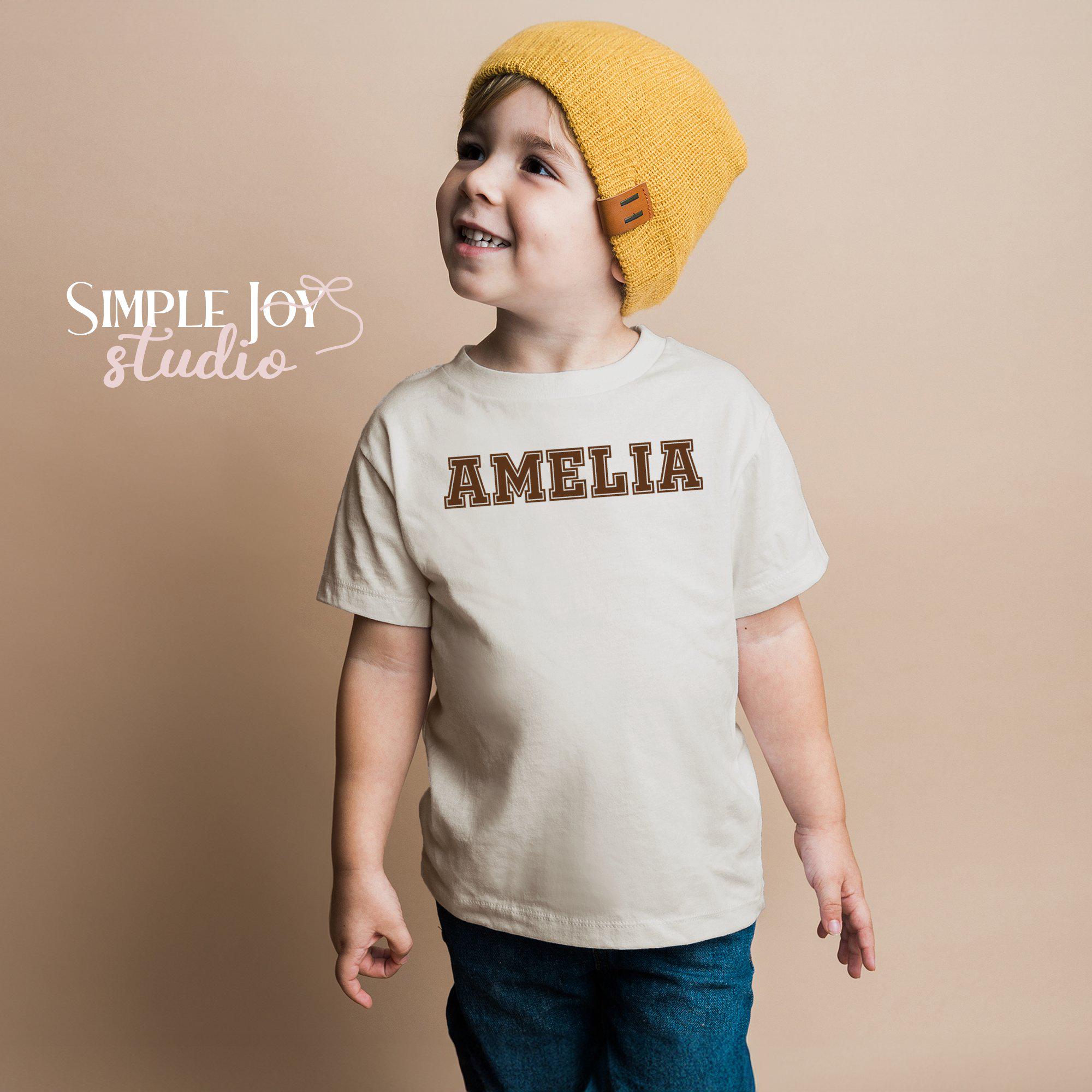 T-Shirt Personalizzata Con Nome - Compleanno Bambini - Fruit Of The Loom 100% Cotone