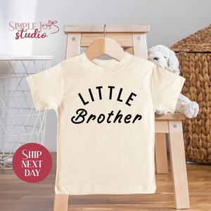 Little Brother Toddler Shirt: Family Matching Kids Tee