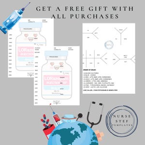 RN SBAR Handoff Report Sheet, Funny Lorazepam Day/Night Shift Report Sheets for Step Down or ER, Shift Nurse Report for New Nurse or Student