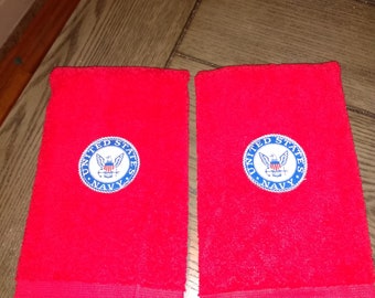 New handmade US Navy Finger towel Set