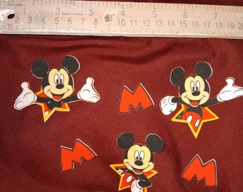 MICKEY MOUSE 6Pcs iron on appliques