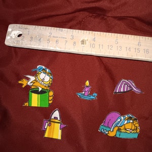 RARE GARFIELD 5Pcs iron on appliques
