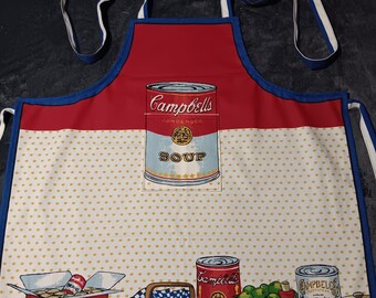 New Handmade Campbells Adult Apron with a pocket