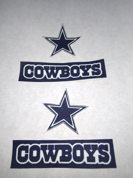The Dallas Cowboys STAR team logo Iron on patch Iron on Applique hat patch  bag patch