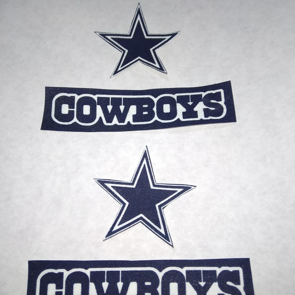 New Dallas Cowboys  Iron on Appliques