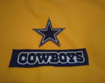 Dallas Cowboys iron on appliques