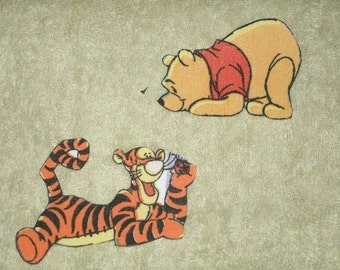 Pooh and Tigger iron on Appliques