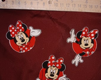 Minnie mouse 3Pcs iron on appliques