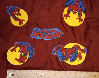 Spiderman 5Pcs iron on appliques