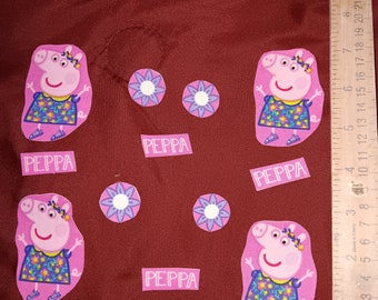 PEPPA PIG 12Pcs iron on appliques