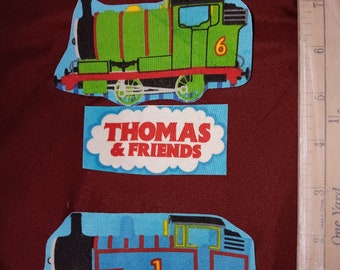 Thomas the train 3Pcs iron on appliques