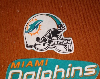 Miami Dolphins Iron on Appliques