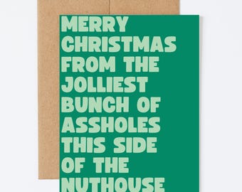 CHRISTMAS VACATION MOVIE - Happy Holidays cards, Merry Christmas cards, Blank Christmas Cards, Funny Christmas Cards, Bulk Christmas Cards