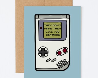 RARE NINTENDO  - Romantic Greeting Card - Blank Inside