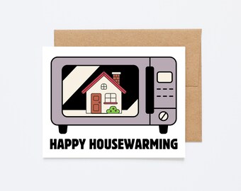FELIZ ESTRENO DE CASA - Tarjeta de felicitación de estreno de casa - Interior en blanco