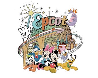 Epcot Png, Maus und Freunde Epcot Png, Weltreise Epcot, Familienurlaub Png, Fräulein Maus Png, Png-Datei für Sublimation, sofortiger Download
