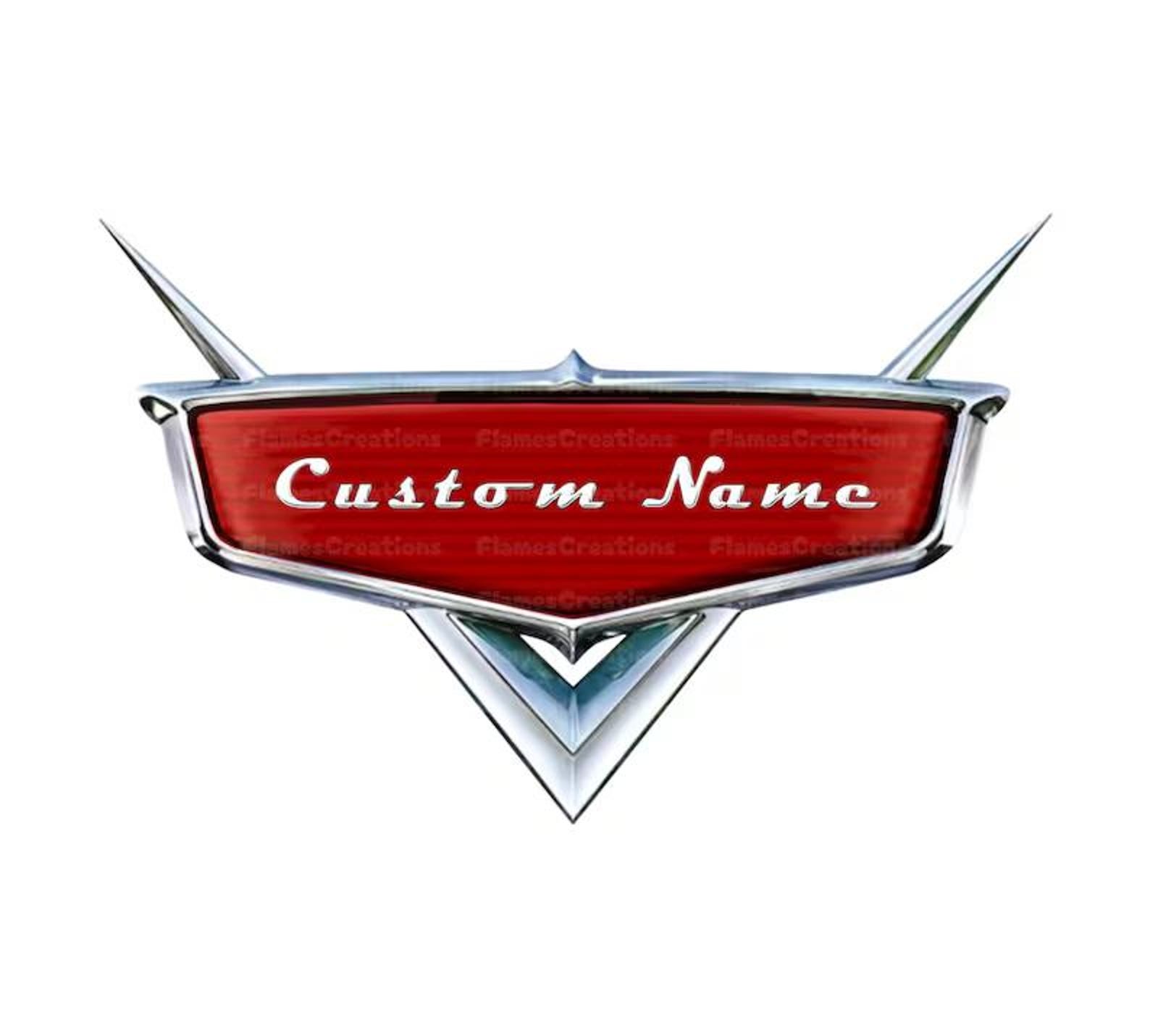 Personalized Cars Custom PNG-SVG Logo, Cars Original Birthday ...