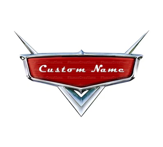 Personalized Cars Custom PNG-SVG Logo, Cars Original Birthday Sublimation, Custom Cars Logo with Name age, Cars Cake Topper T-Shirt Cliparts