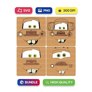 Mater Face Svg, Cars Face Svg, Cars Png,Svg For Cricut,Cars Mater, Cars Clipart svg, Cars Svg Bundle, Cars Shirt Design Bundle, Digital File