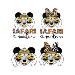 Animal Kindom Bundle Png, Family Safari Tour Png, Leopard Mouse Head Png, Safari Trip Png, Animal Kindom Png, Png Files For Sublimation