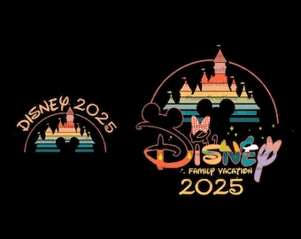 Bundle Family Trip 2025 Png Svg, Family Vacation 2025 Svg, Family Vacation, Friend Squad Svg, Vacay Mode Png, Magical Kingdom 2025 Svg Png
