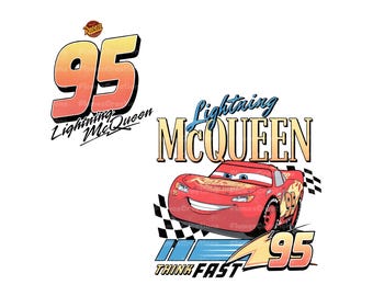 Cars Png, Lightning McQueen Png, Think Fast Cars Png, Png Cars Sublimation Design, Only Png, Digital File, Instant Download