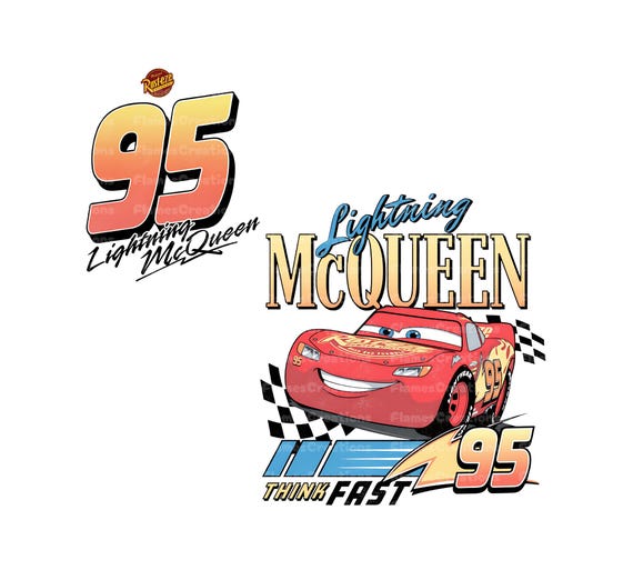 Cars Png, Lightning McQueen Png, Think Fast Cars Png, Png Cars Sublimation Design, Only Png, Digital File, Instant Download