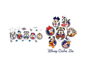 ディズニークルーズライン PNG バンドル | ミッキーと仲間たち レッツ