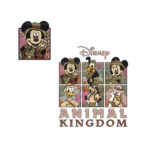 Animal Kindom Bundle Png, Family Safari Tour Png, Leopard Mouse Head Png, Safari Trip Png, Animal Kindom Png, Png Files For Sublimation