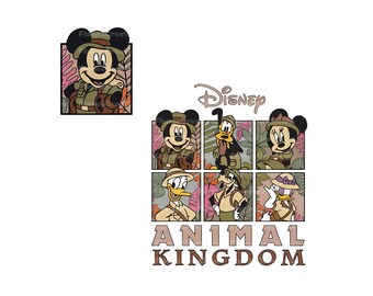 Tierkind Bundle Png, Familien Safari Tour Png, Leopard Maus Kopf Png, Safari Reise Png, Tier Kindom Png, Png Dateien für Sublimation