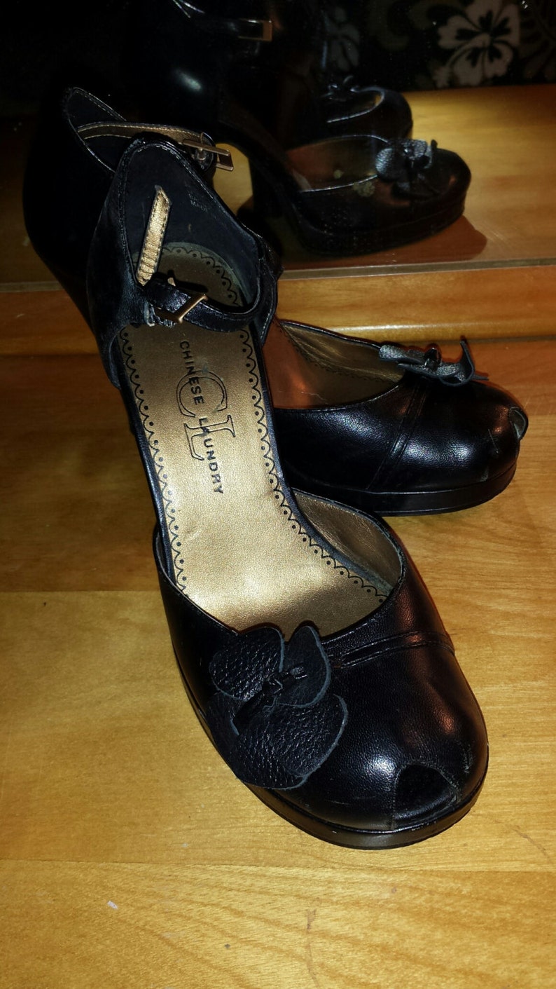 chinese laundry black shoes