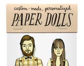 Paper Doll Portrait  — Custom Order