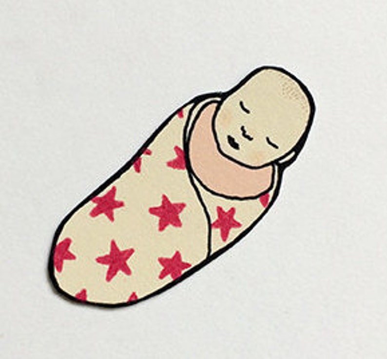 Newborn Baby add to your custom paper doll order Etsy