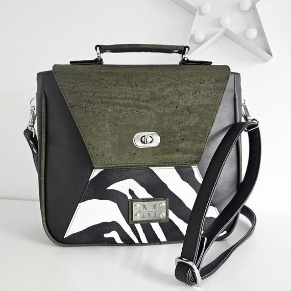 Elegant Black and Gray Women\'s Backpack KAUKKO Elegant College School Backpack Women Daypacks, K1005  main image 4