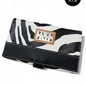 Cartera todo en uno de gran capacidad, cartera de mujer, monedero, porta chequera, 12 ranuras para tarjetas, elegante, compañera de mujer.