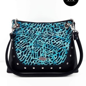 Sac Camélia-sac à main-sac à main femme-en simili et coton-cousu main