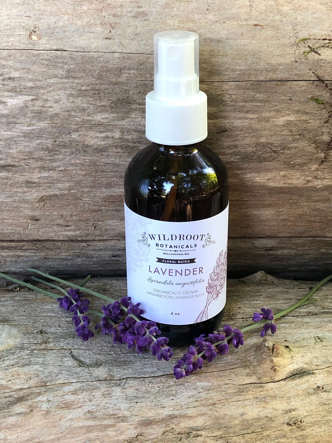 French Lavender Body & Linen Spray - 4oz Glass Spray Bottle - 94% Organic  Content - Lavandula Angustifolia Aromatherapy Mist - Safe for Kids and Pets