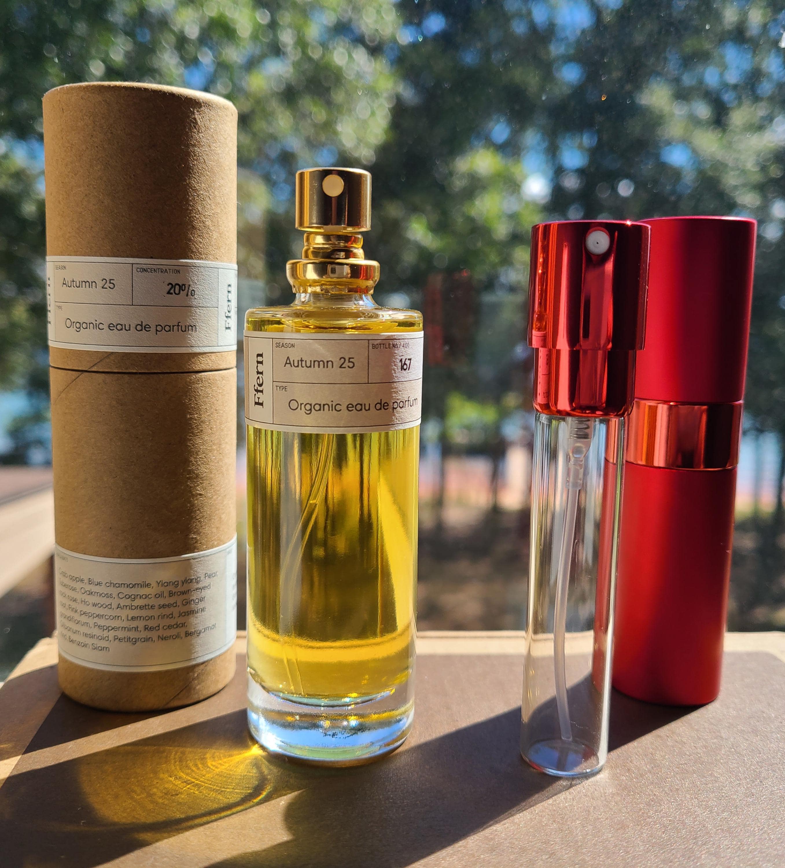 Ffern Autumn 25 Organic Eau De Parfum ~ 8ml Spray Decant / Travel