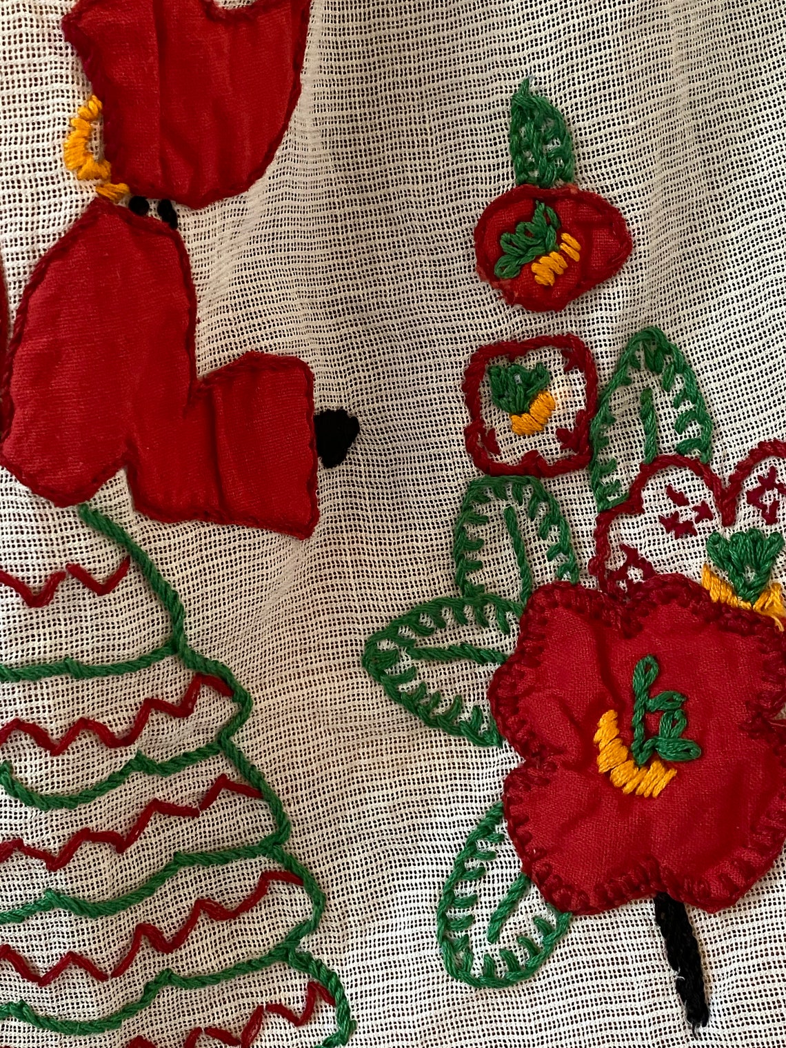 Vintage Womens Aprons Appliqued aprons for women Embroidery | Etsy