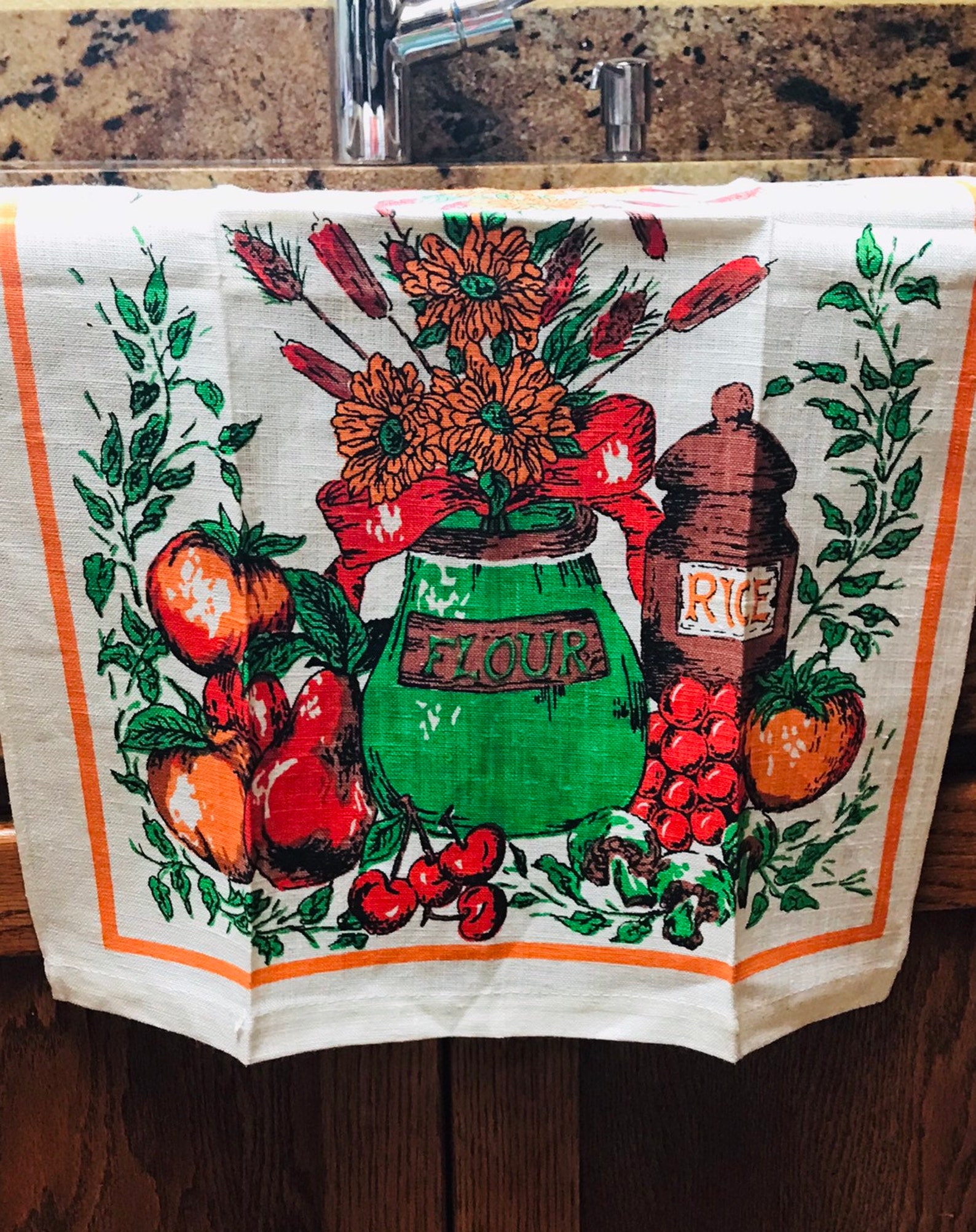 Vintage Linen Kitchen Towels NOS Vintage Tea Towels Fun - Etsy